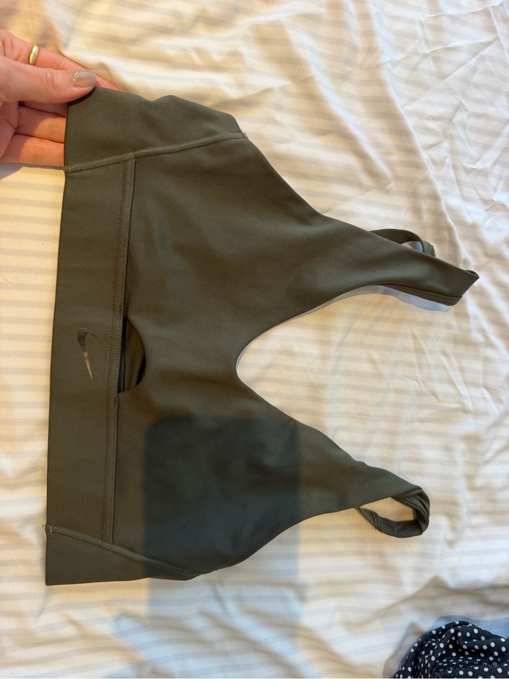 Nike Kids Olive Green Sports Bra